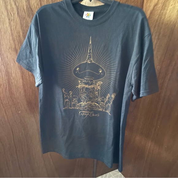 Kaikai Kiki Other - KAIKAI KIKI sz L Takashi Murakami Mr Pointy & The Four Guards Black Tee Tshirt